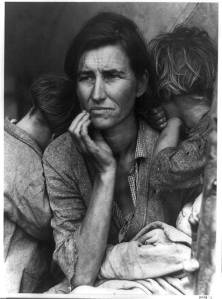 One of the most popular photos of the Great Depression. 